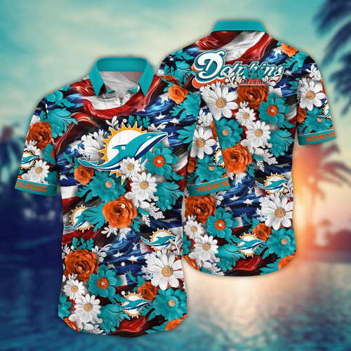 Miami Dolphins NFL Hawaii Shirt Independence Day, Summer Shirts Gift