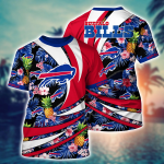 Buffalo Bills NFL Flower Hawaii Shirt And Tshirt For Fans, Summer Football Shirts Gift