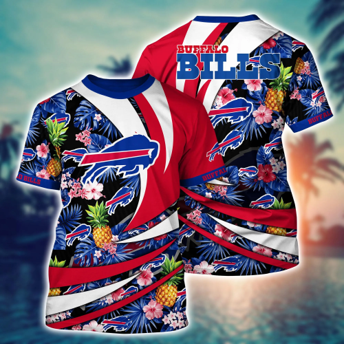 Buffalo Bills NFL Flower Hawaii Shirt And Tshirt For Fans, Summer Football Shirts Gift