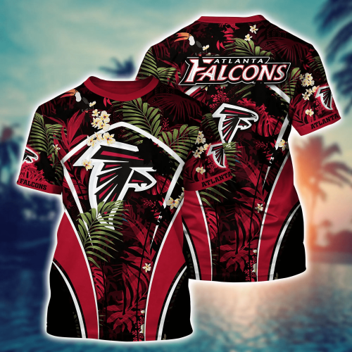Atlanta Falcons NFL Flower Hawaii Shirt And Tshirt For Fans, Summer Football Shirts Gift