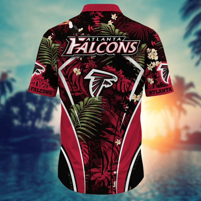 Atlanta Falcons NFL Flower Hawaii Shirt And Tshirt For Fans, Summer Football Shirts Gift