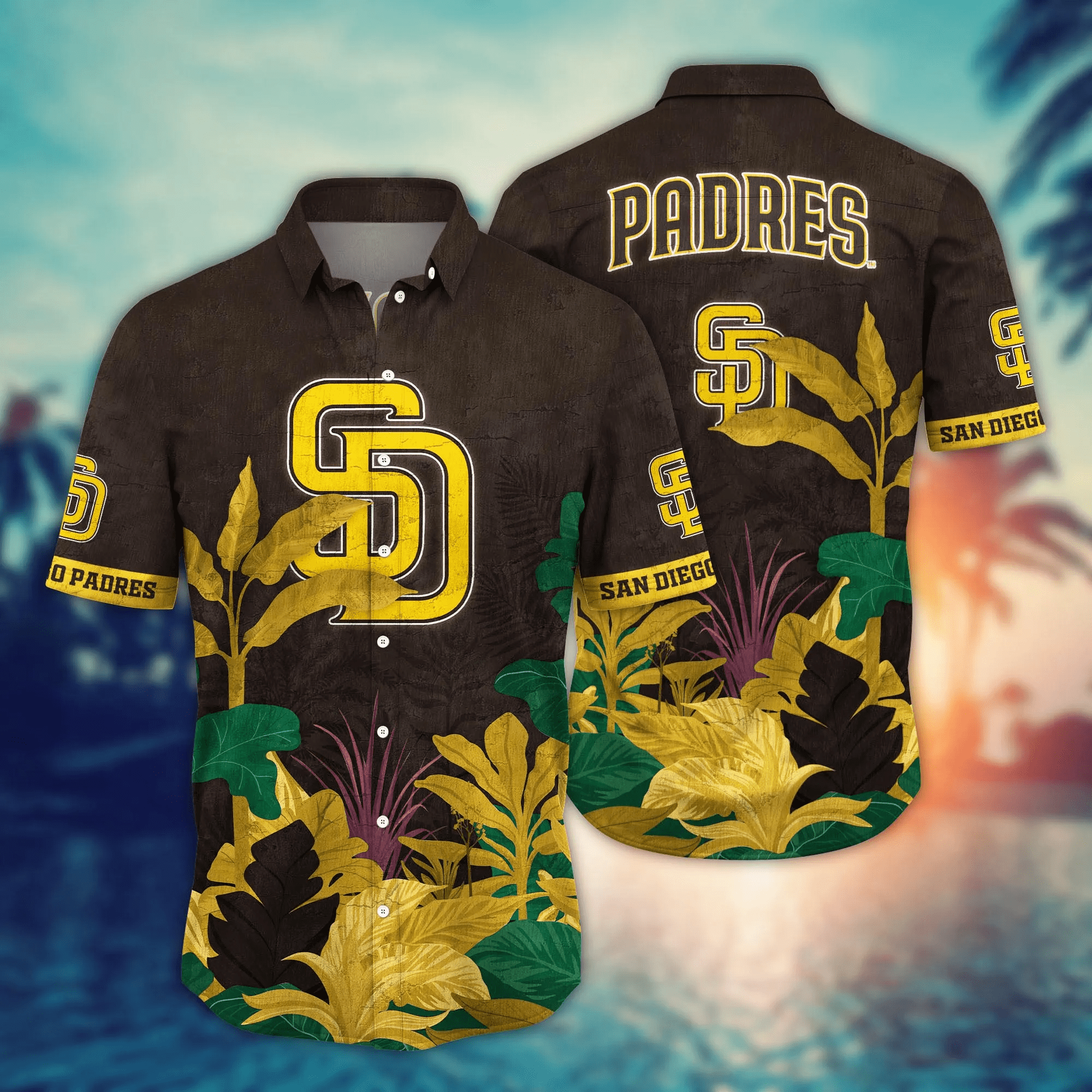 San Diego Padres MLB Flower Hawaii Shirt & Tshirt – Summer Football Fan Gift San Diego Padres MLB Flower Hawaii Shirt & Tshirt – Summer Football Fan Gift