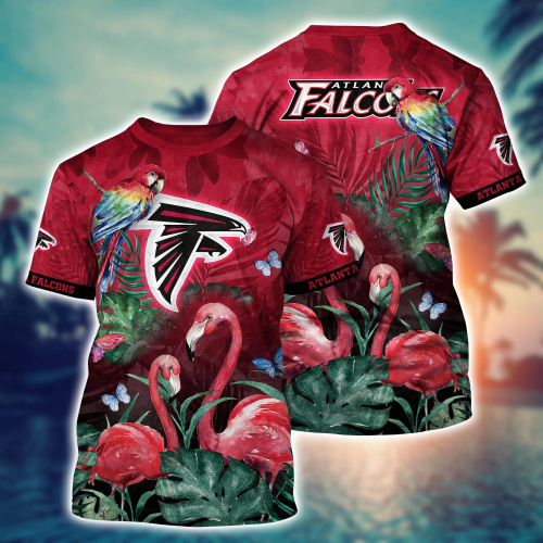 Atlanta Falcons NFL Flower Hawaii Shirt And Tshirt For Fans, Summer Football Shirts Gift
