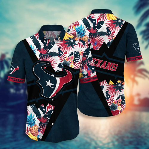 Houston Texans NFL Flower Hawaii Shirt And Tshirt For Fans, Summer Football Shirts Gift