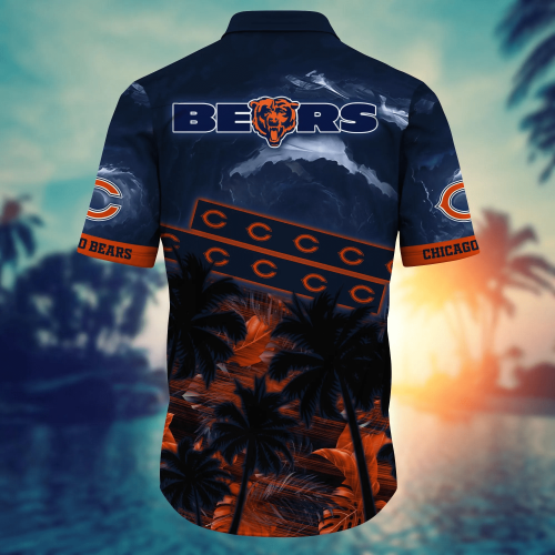 Chicago Bears NFL Flower Hawaii Shirt And Tshirt For Fans, Summer Football Shirts Gift