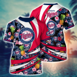 Minnesota Twins MLB Flower Hawaii Shirt and Tshirt – Perfect Summer Football Shirts Gift for Fans