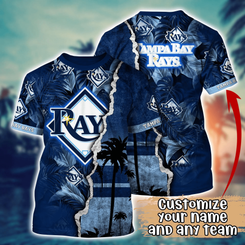 Tampa Bay Rays MLB Flower Hawaii Shirt and T-Shirt – Custom Summer Football Gift for Fans