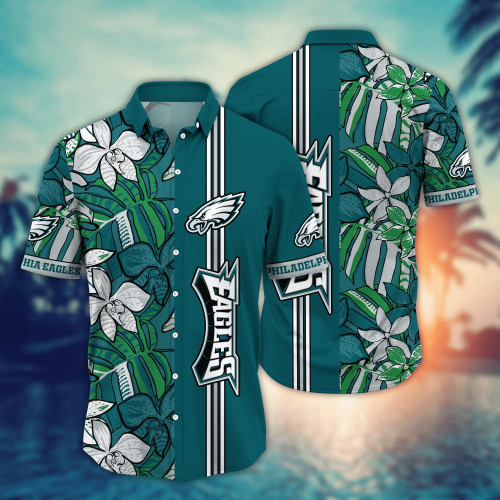Philadelphia Eagles NFL Flower Hawaii Shirt And Tshirt For Fans, Summer Football Shirts Gift