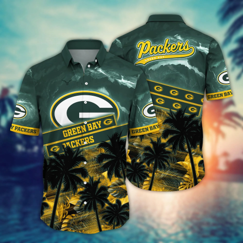 Green Bay Packers NFL Flower Hawaii Shirt And Tshirt For Fans, Summer Football Shirts Gift