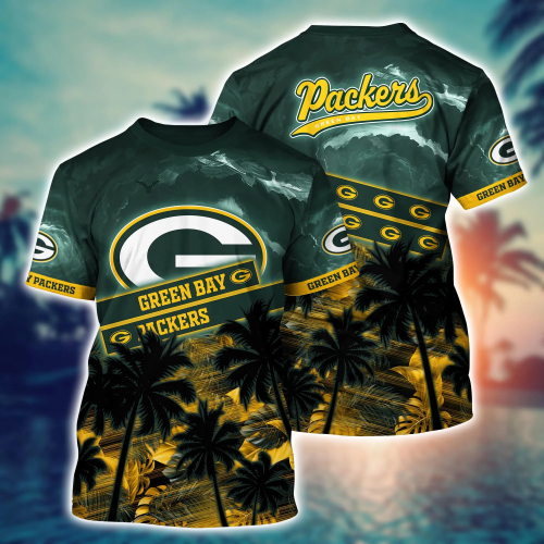 Green Bay Packers NFL Flower Hawaii Shirt And Tshirt For Fans, Summer Football Shirts Gift