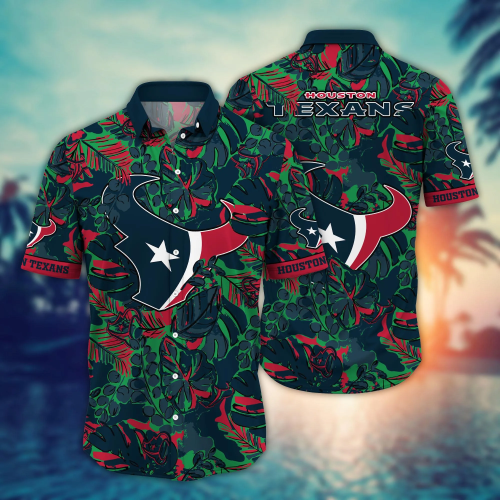 Houston Texans NFL Flower Hawaii Shirt And Tshirt For Fans, Summer Football Shirts Gift