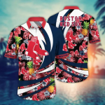 Boston Red Sox MLB Flower Hawaii Shirt & Tshirt: Perfect Summer Football Gift for Fans