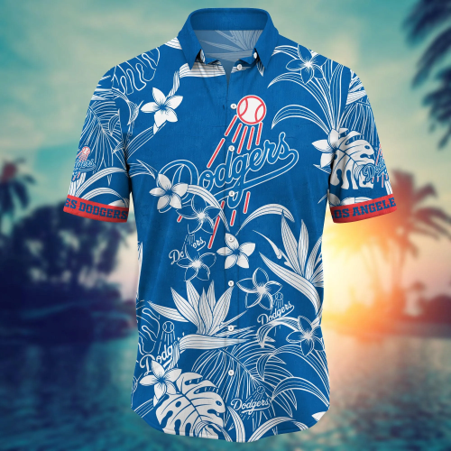 Los Angeles Dodgers MLB Flower Hawaii Shirt & Tshirt – Perfect Summer Football Gift