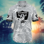 Las Vegas Raiders NFL Flower Hawaii Shirt And Tshirt For Fans, Summer Football Shirts Gift