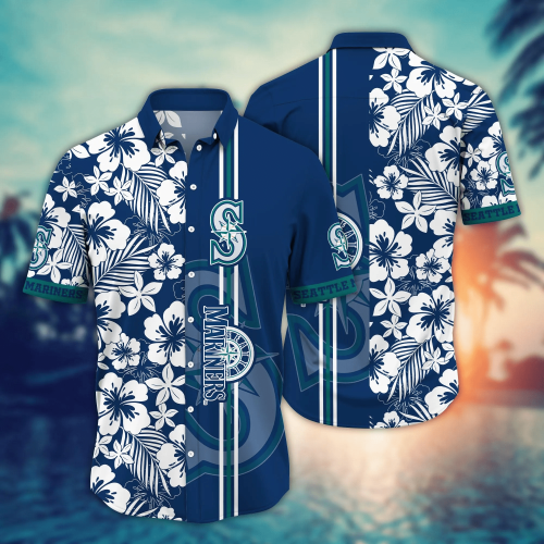 Seattle Mariners MLB Flower Hawaii Shirt & Tshirt for Fans - Summer Football Shirts Gift