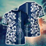Seattle Mariners MLB Flower Hawaii Shirt & Tshirt for Fans – Summer Football Shirts Gift