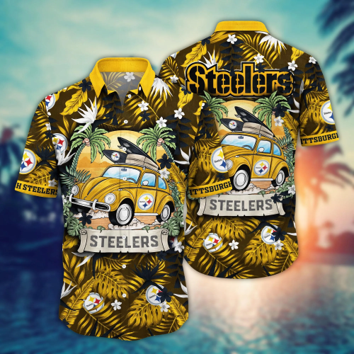 Pittsburgh Steelers NFL Flower Hawaii Shirt And Tshirt For Fans, Summer Football Shirts Gift