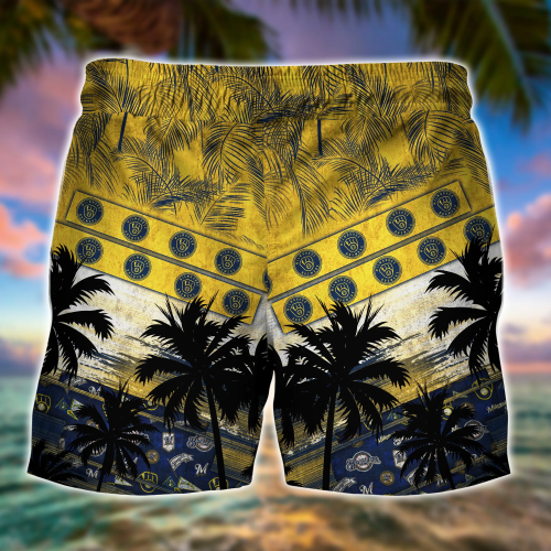 Milwaukee Brewers MLB Palm Tree Hawaii Shirt – Unisex Sports Fan Gift