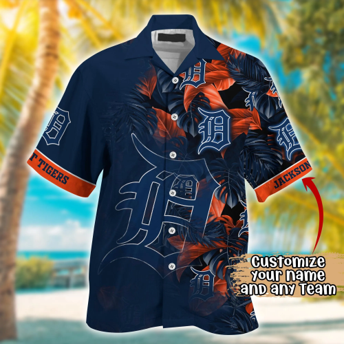 Detroit Tigers MLB Summer Hawaii Shirt & TShirt Set – Custom Football Gift