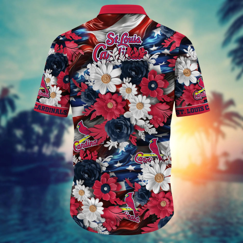 St Louis Cardinals MLB Hawaii Shirt: Perfect Independence Day & Summer Gift