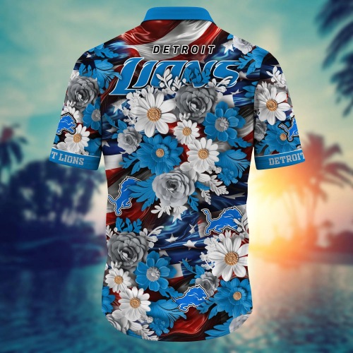 Detroit Lions NFL Hawaii Shirt Independence Day, Summer Shirts Gift