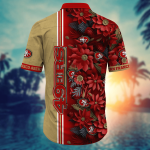 San Francisco 49ers NFL Flower Hawaii Shirt And Tshirt For Fans, Custom Summer Football Shirts Gift