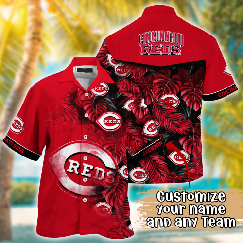 Cincinnati Reds MLB Summer Hawaii Shirt & T-Shirt – Custom Football Shirts Gift