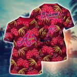 Atlanta Braves MLB Flower Hawaii Shirt & Tshirt: Summer Football Fan Gift