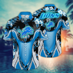 Detroit Lions NFL Flower Hawaii Shirt And Tshirt For Fans, Summer Football Shirts Gift