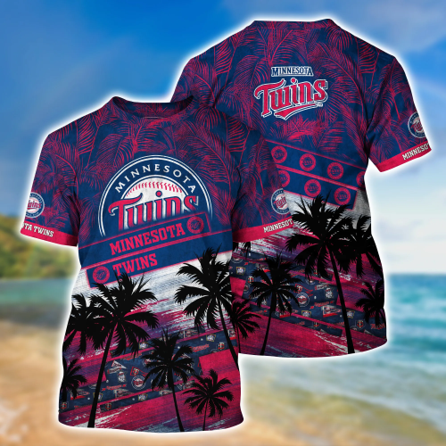 Minnesota Twins MLB Palm Tree Pattern Hawaii Shirt – Unisex Sport Fan Gift