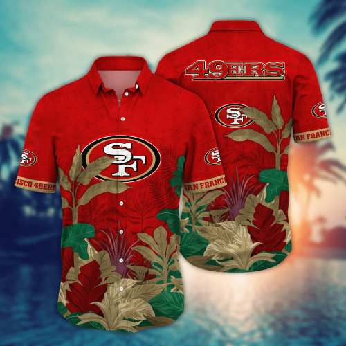 San Francisco 49ers NFL Flower Hawaii Shirt And Tshirt For Fans, Summer Football Shirts Gift