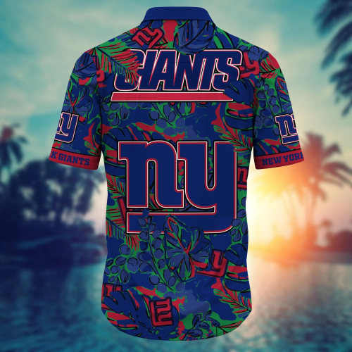 New York Giants NFL Flower Hawaii Shirt And Tshirt For Fans, Summer Football Shirts Gift