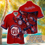 Washington Nationals MLB Summer Hawaii Shirt & TShirt – Custom Football Gift Washington Nationals MLB Summer Hawaii Shirt & TShirt – Custom Football Gift