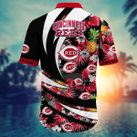 Cincinnati Reds MLB Flower Hawaii Shirt & Tshirt: Perfect Summer Football Gift for Fans Cincinnati Reds MLB Flower Hawaii Shirt & Tshirt: Perfect Summer Football Gift for Fans