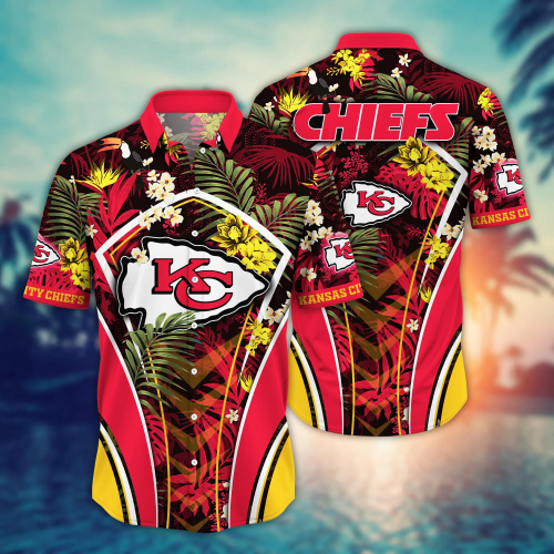 Kansas City Chiefs NFL Flower Hawaii Shirt And Tshirt For Fans, Summer Football Shirts Gift