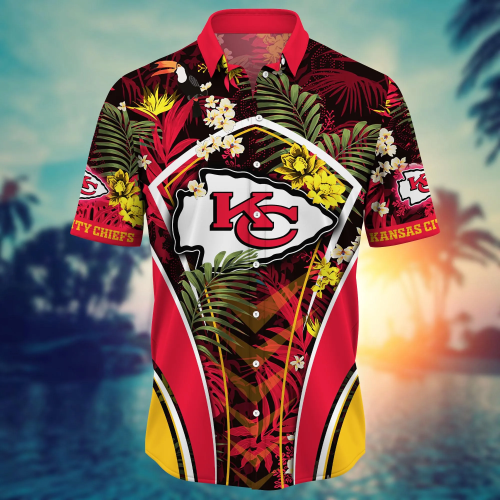 Kansas City Chiefs NFL Flower Hawaii Shirt And Tshirt For Fans, Summer Football Shirts Gift