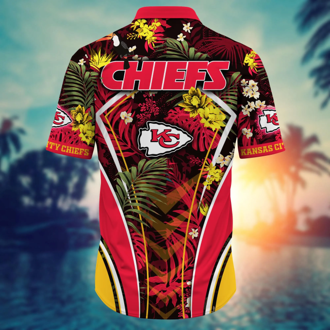 Kansas City Chiefs NFL Flower Hawaii Shirt And Tshirt For Fans, Summer Football Shirts Gift