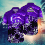 Colorado Rockies MLB Hawaiian Shirt & T-shirt Combo – Perfect Summer Gift for Football Fans