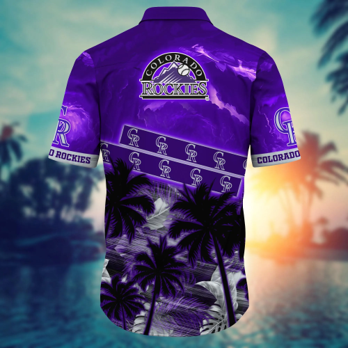 Colorado Rockies MLB Hawaiian Shirt & T-shirt Combo – Perfect Summer Gift for Football Fans