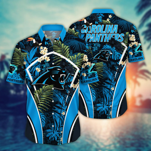 Carolina Panthers NFL Flower Hawaii Shirt And Tshirt For Fans, Summer Football Shirts Gift