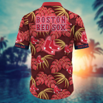 Boston Red Sox Flower Hawaii Shirt & T-shirt Combo for Fans – Summer Football Shirts Gift Boston Red Sox Flower Hawaii Shirt & T-shirt Combo for Fans – Summer Football Shirts Gift