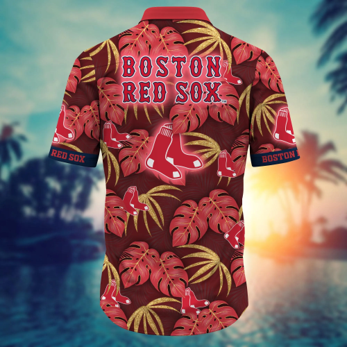 Boston Red Sox Flower Hawaii Shirt & T-shirt Combo for Fans – Summer Football Shirts Gift