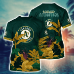 Oakland Athletics MLB Hawaiian Shirt & Tshirt for Summer Football Fans