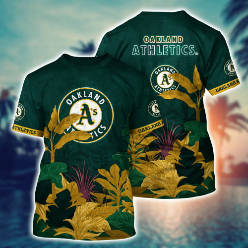 Oakland Athletics MLB Hawaiian Shirt & Tshirt for Summer Football Fans