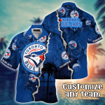 Toronto Blue Jays MLB Hawaiian Shirt and T-Shirt Set – Perfect Summer Gift for Fans