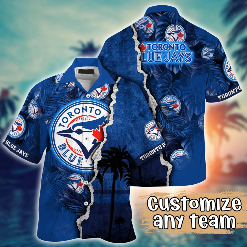 Toronto Blue Jays MLB Hawaiian Shirt and T-Shirt Set – Perfect Summer Gift for Fans