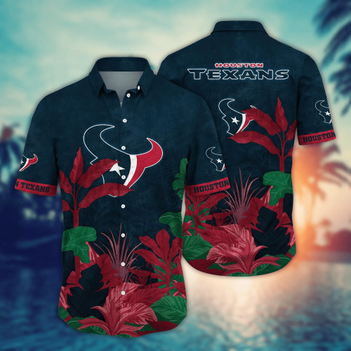 Houston Texans NFL Flower Hawaii Shirt And Tshirt For Fans, Summer Football Shirts Gift