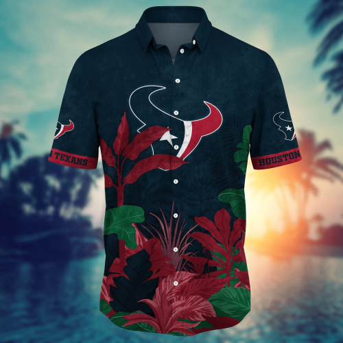 Houston Texans NFL Flower Hawaii Shirt And Tshirt For Fans, Summer Football Shirts Gift
