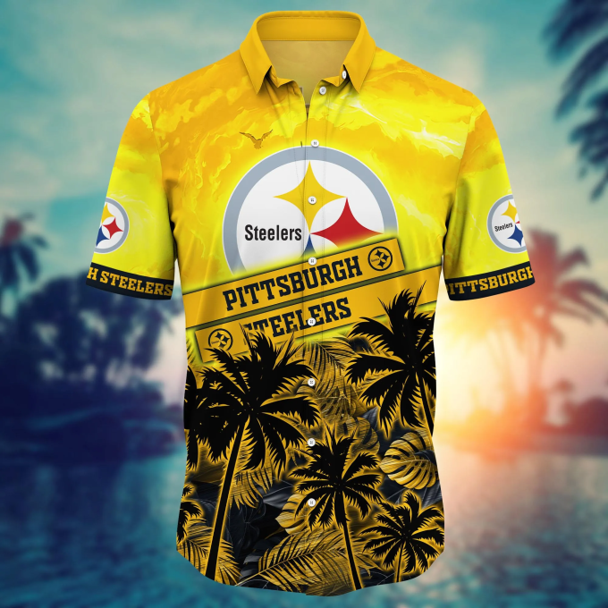 Pittsburgh Steelers NFL Flower Hawaii Shirt And Tshirt For Fans, Summer Football Shirts Gift