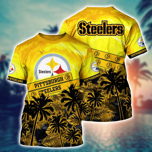 Pittsburgh Steelers NFL Flower Hawaii Shirt And Tshirt For Fans, Summer Football Shirts Gift